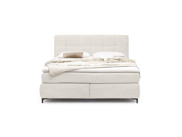 Trendstore Jale Mix Boxspringbett in Cord, inkl. 2 Matratzen und Topper - Cord 426/07 beige , Hart Hart Trendstore Jale Mix Boxspringbett in Cord, inkl. 2 Matratzen und Topper - Cord 426/07 beige , Hart Hart von Wohnparc