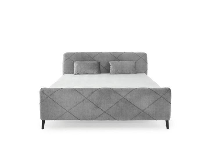 Trendstore Jessi Boxspringbett Bezug Velours, Kopf- und Fußteil mit Rautensteppung - Velours grau , 180 x 200 Trendstore Jessi Boxspringbett Bezug Velours, Kopf- und Fußteil mit Rautensteppung - Velours grau , 180 x 200 von Wohnparc