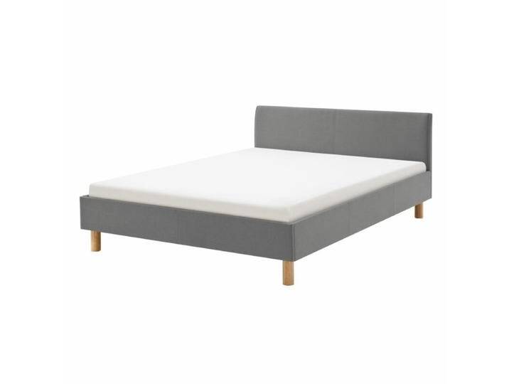 Trendstore Lena Polsterbett - Textilgewebe Sawana 21 hellgrau , 140 x 200 von Wohnparc