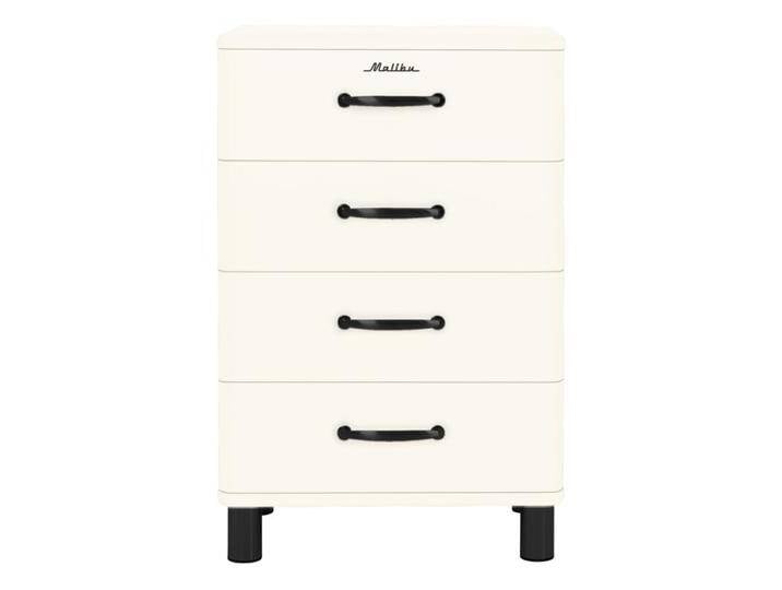 Trendstore Malibu Kommode schmal im Retro-Look - Dekor weiß Trendstore Malibu Kommode schmal im Retro-Look - Dekor weiß von Wohnparc