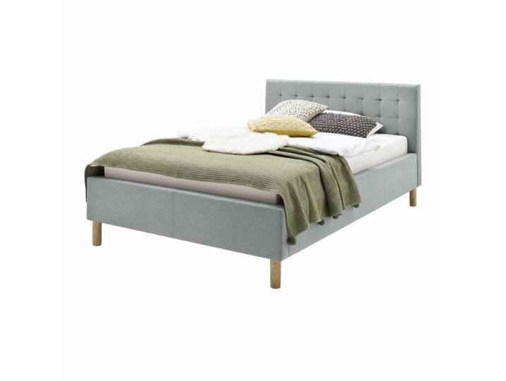 Trendstore Malin Polsterbett - Textilgewebe Sawana 72 eisblau , 120 x 200, Modern Trendstore Malin Polsterbett - Textilgewebe Sawana 72 eisblau , 120 x 200, Modern von Wohnparc