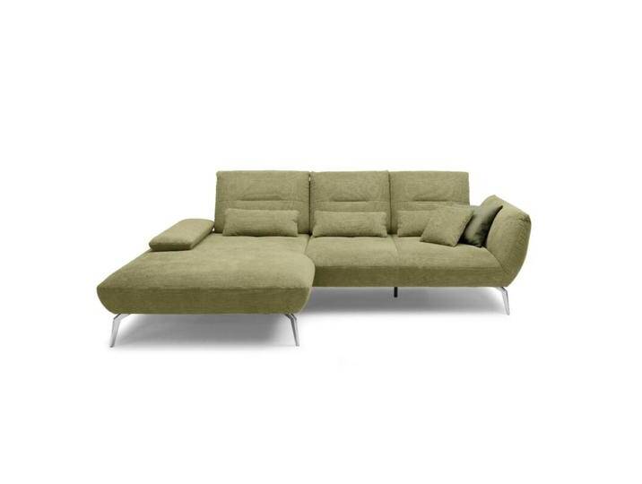 Trendstore Payton Sofa 3-Sitzer - Textilgewebe Paris Dunkelgrün , links von Wohnparc