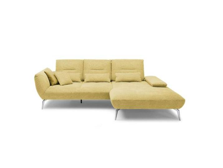 Trendstore Payton Sofa 3-Sitzer - Textilgewebe Paris Senfgelb , rechts von Wohnparc