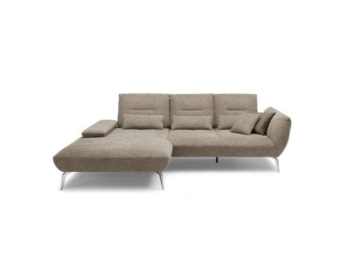 Trendstore Payton Sofa 3-Sitzer - Textilgewebe Paris Taupe , links von Wohnparc