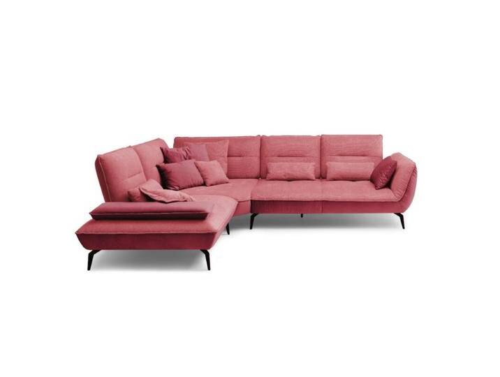 Trendstore Payton Sofa inkl. Schwenkrücken - Textilgewebe Paris Rot Riviera Rot , links, Modern, manuelle Sitztiefenverstellung von Wohnparc