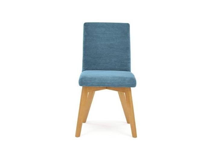 Trendstore Sitting Together A Esszimmerstuhl in Cord - Cord Lincoln blau , Eiche Natur lackiert von Wohnparc