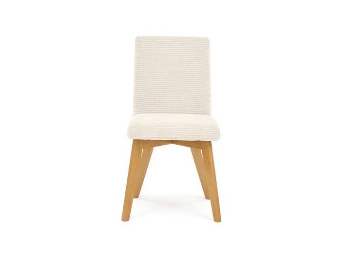 Trendstore Sitting Together A Esszimmerstuhl in Cord - Cord Lincoln hellcreme , Eiche Natur lackiert von Wohnparc