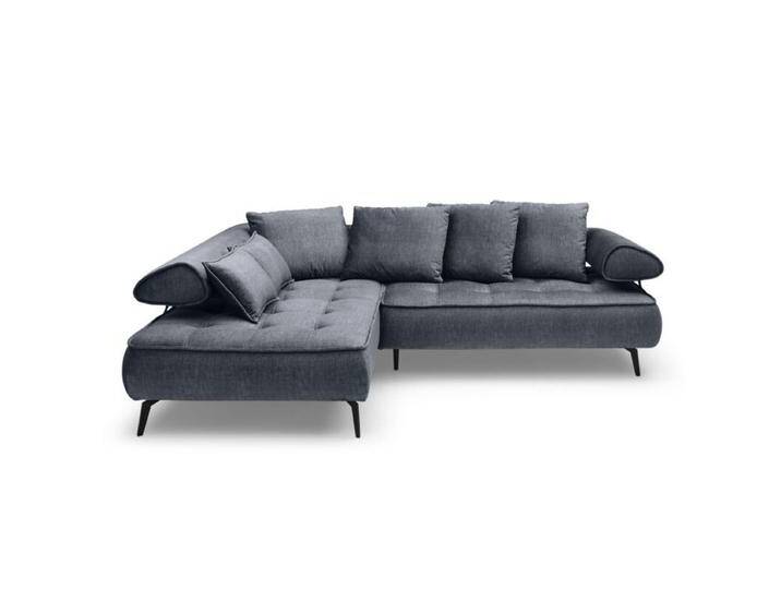 Trendstore Walentina Ecksofa mit Relax- und Schlaffunktion - Webstoff Vogue 16 graphit , links Trendstore Walentina Ecksofa mit Relax- und Schlaffunktion - Webstoff Vogue 16 graphit , links von Wohnparc