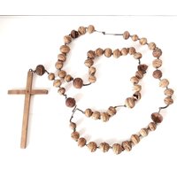 Alter Handgemachter Xxl Rosenkranz Gebetskette Aus Walnuss Schalen Religiöse Bauernhaus Volkskunst Einfache Klosterarbeit 143 cm Alter Handgemachter Xxl Rosenkranz Gebetskette Aus Walnuss Schalen Religiöse Bauernhaus Volkskunst Einfache Klosterarbeit 143 cm von Wohnwohltaten