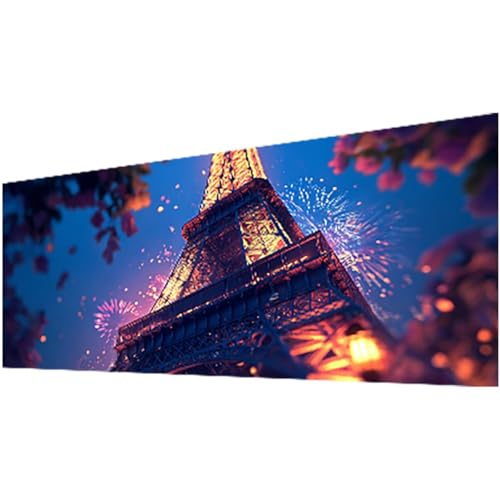 Diamond Painting Erwachsene, Eiffelturm Diamond Painting Landschaft DIY Vollbohrer Diamanten Malerei Stickerei Kreuzstich Set, Mosaikherstellung Basteln Erwachsene für Deko Wohnzimmer 60x140cm w-897 Diamond Painting Erwachsene, Eiffelturm Diamond Painting Landschaft DIY Vollbohrer Diamanten Malerei Stickerei Kreuzstich Set, Mosaikherstellung Basteln Erwachsene für Deko Wohnzimmer 60x140cm w-897 von Wohoaqig