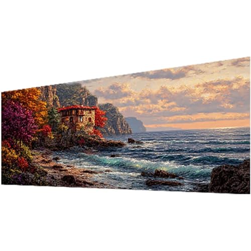 Diamond Painting Erwachsene, Meer Diamond Painting Strand DIY Vollbohrer Diamanten Malerei Stickerei Kreuzstich Set, Mosaikherstellung Basteln Erwachsene für Geschenke Deko Wohnzimmer 60x140cm w-988 Diamond Painting Erwachsene, Meer Diamond Painting Strand DIY Vollbohrer Diamanten Malerei Stickerei Kreuzstich Set, Mosaikherstellung Basteln Erwachsene für Geschenke Deko Wohnzimmer 60x140cm w-988 von Wohoaqig