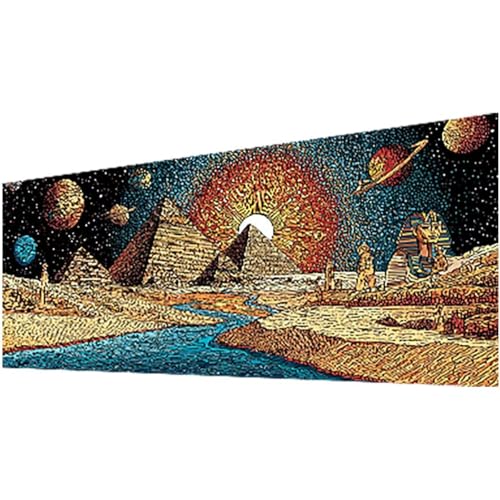 Diamond Painting Erwachsene, Pyramide Diamond Painting ägypten DIY Vollbohrer Diamanten Malerei Stickerei Kreuzstich Set, Mosaikherstellung Basteln Erwachsene, Geschenke Deko Wohnzimmer 25X60cm w-784 Diamond Painting Erwachsene, Pyramide Diamond Painting ägypten DIY Vollbohrer Diamanten Malerei Stickerei Kreuzstich Set, Mosaikherstellung Basteln Erwachsene, Geschenke Deko Wohnzimmer 25X60cm w-784 von Wohoaqig