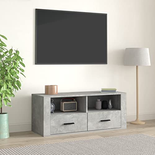 Woiinea TV-Ständer TV-Ständer TV-Tisch für Multimedia-Geräte, modernes Möbelstück für Wohnzimmer, Esszimmer, Schlafzimmer, weiß, glänzend, 100 x 35 x 40 cm von Woiinea