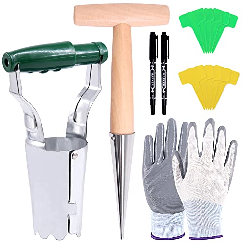 Wokape 106 Stück Gartenwerkzeug Set, Ideales Gartengeräte aus Qualitätsstahl mit Tags und Handschuhe Wokape 106 Stück Gartenwerkzeug Set, Ideales Gartengeräte aus Qualitätsstahl mit Tags und Handschuhe von Wokape