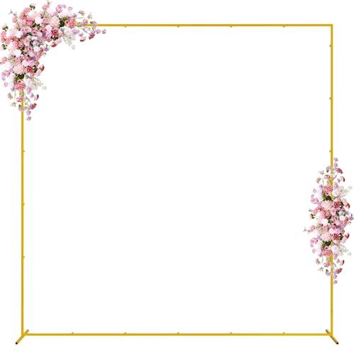 Wokceer Hochzeitsbogen-Hintergrundständer, quadratisch, 20 x 200 cm, Hochzeitsbögen für Zeremonie, Metallballonbogen, Rahmen für Hochzeit, Geburtstag, Party, Garten, Laube, Jahrestag, Event Dekor Wokceer Hochzeitsbogen-Hintergrundständer, quadratisch, 20 x 200 cm, Hochzeitsbögen für Zeremonie, Metallballonbogen, Rahmen für Hochzeit, Geburtstag, Party, Garten, Laube, Jahrestag, Event Dekor von Wokceer