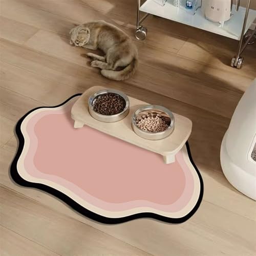 Wokuaile Napfunterlage Hunde und Katze Waterafstotend rutschfest Futtermatte Schnelltrocknend Hundenapf Futternapf Matte für Haustier Rosa, 30 x 50 cm Wokuaile Napfunterlage Hunde und Katze Waterafstotend rutschfest Futtermatte Schnelltrocknend Hundenapf Futternapf Matte für Haustier Rosa, 30 x 50 cm von Wokuaile