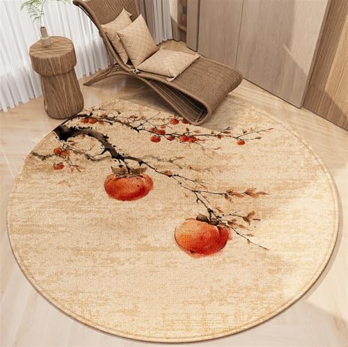 Wokuaile Unterlage Schreibtischstuhl 100 cm Bodenschutzmatte Rund rutschfest Bürostuhl Teppich Unterlage Kratzfest für Hartböden Khaki Wokuaile Unterlage Schreibtischstuhl 100 cm Bodenschutzmatte Rund rutschfest Bürostuhl Teppich Unterlage Kratzfest für Hartböden Khaki von Wokuaile