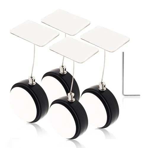 Einziehbarer Fernbedienungsgurt, Sicherheits-Schlüsselband mit verstellbarem Kordelband, hochfeste Fernbedienungsleine für Ausstellungsraum, Geschäft, Einkaufszentrum, Büro, 90 cm (quadratischer Kopf von Wokyo