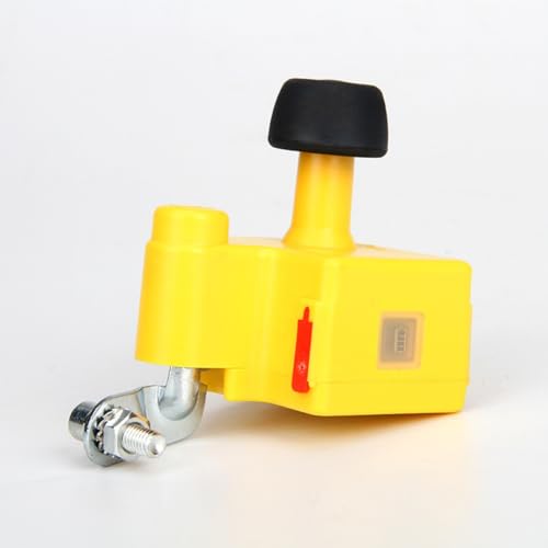 Fahrrad-Dynamo-Generator-Ladegerät, Dual-USB-Fahrrad-Elektrogenerator mit wiederaufladbarem D-Ausgangsgenerator, erzeugt Strom während der Fahrt Aufladen für Telefonscheinwerfer usw. (Gelb) von Wokyo