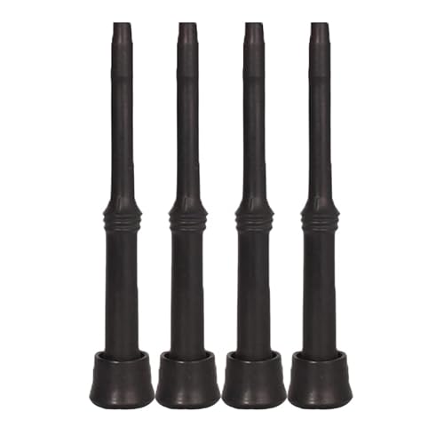 Melkmaschine Liner 12.5.2.3inch Soft Rubber Zitzengummi Zitzengummi Ersatz Zubehör für Kuh Ziege Vieh Melkmaschine Schwarz Langer Gummi Liner Kompatibel mit Delaval 4 Stück (240) von Wokyo