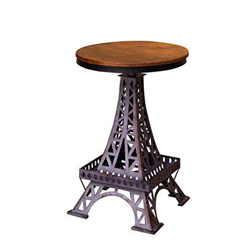 WolFum btd Kreativer Barhocker, Eisen-Eiffelturm-Hebestuhl, Bar, Café, Retro-Persönlichkeit, Barhocker, Hocker, Vier Jahreszeiten, Einzel-/Doppel-Thekenstuhl (Größe: 1), das Neue von WolFum