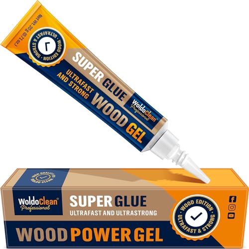 Sekundenkleber Gel für Holz & Holzwerkstoffe - 20g von WoldoClean