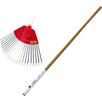 Wolf Garten Fächerbesen UF-M+ZM140 Rechen 50 cm Arbeitsbreite, inkl. Eschenstiel von Wolf-Garten