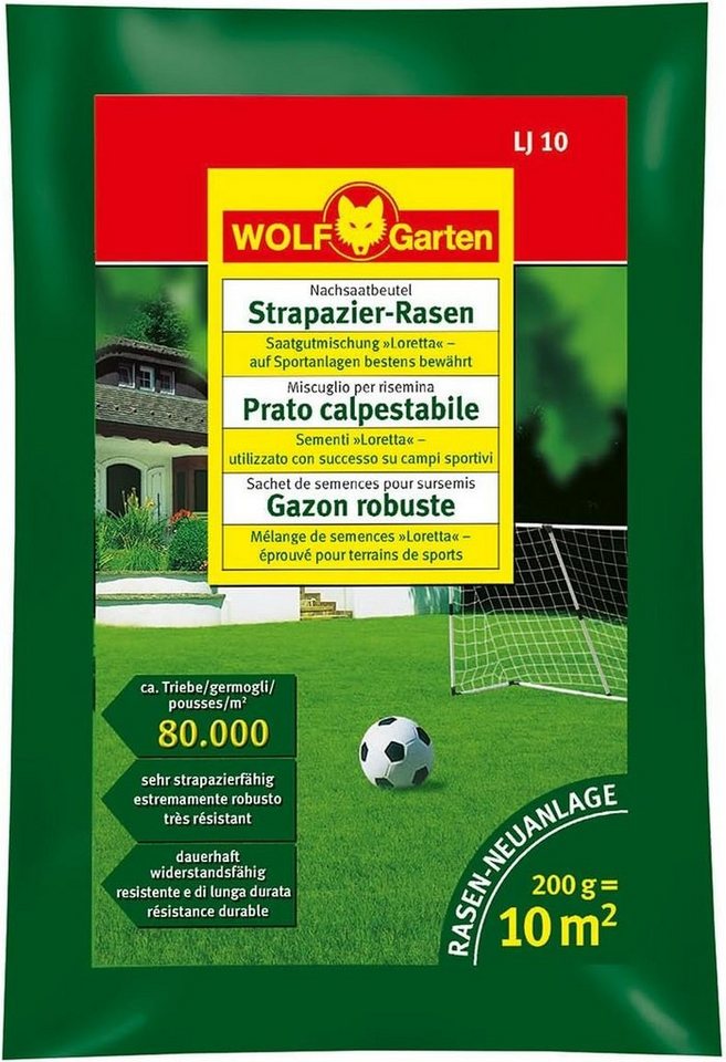 Wolf GmbH Langzeitdünger Strapazier-Rasen LJ 10, 1-St. von Wolf GmbH