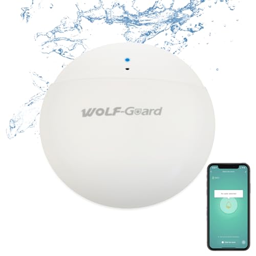 Wolf Guard SR-W04 Smart Wireless Wi-Fi Wasserleck-Detektor mit Tuya Smartlife App und Alarm-Benachrichtigung von Wolf Guard