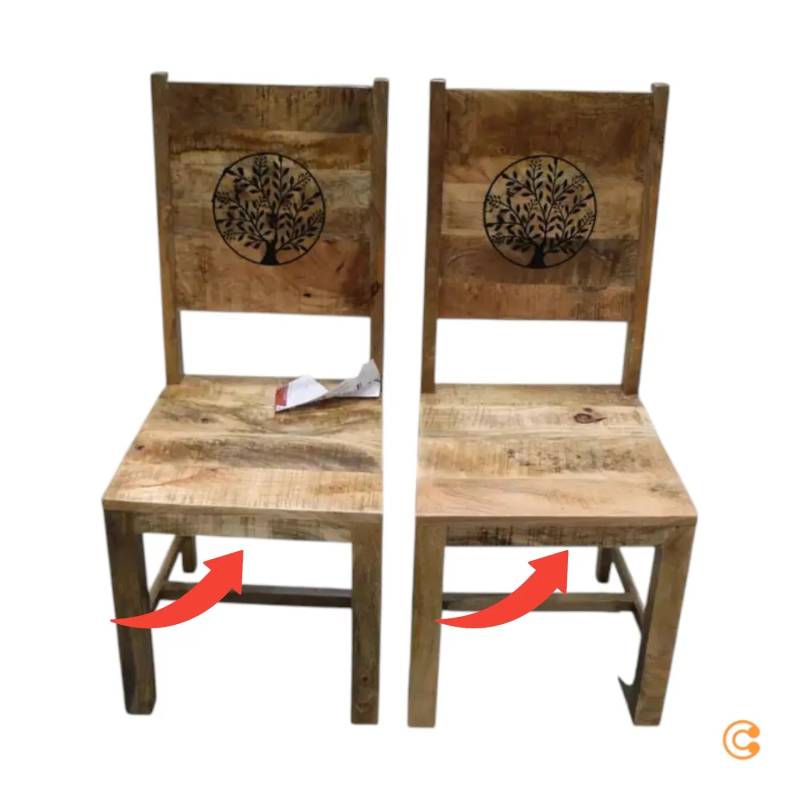 C-Ware Wolf Möbel Esszimmerstuhl Keywest 2er Set Mango Massiv Sitzmöbel Siehe Text/Foto C-Ware Wolf Möbel Esszimmerstuhl Keywest 2er Set Mango Massiv Sitzmöbel Siehe Text/Foto von Wolf Möbel