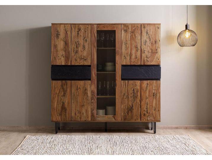 Highboard Sheesham 158x40x160 natur unbehandelt LICHTENBERG #101 Highboard Sheesham 158x40x160 natur unbehandelt LICHTENBERG #101 von Wolf-Möbel