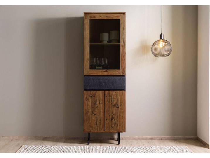 Vitrine Sheesham 60x40x190 natur unbehandelt LICHTENBERG #105 Vitrine Sheesham 60x40x190 natur unbehandelt LICHTENBERG #105 von Wolf-Möbel