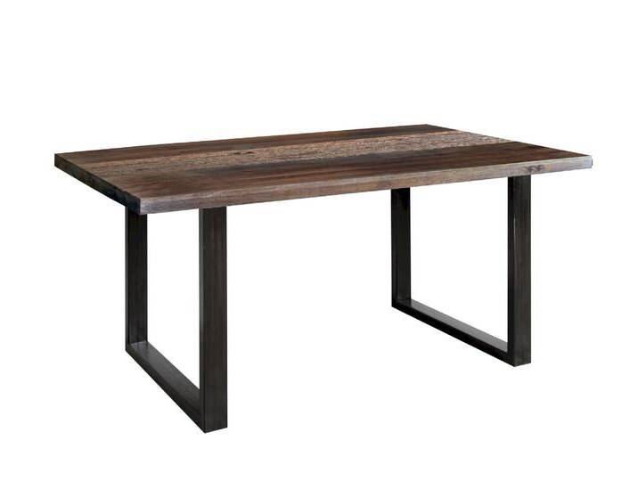 WOLFMÖBEL »City« Akazie Esstisch rough wood 195x90 cm von Wolf-Möbel