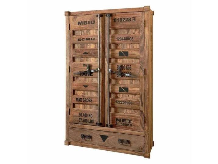 Wolf Möbel Container Highboard 90x45x150cm Natur von Wolf-Möbel