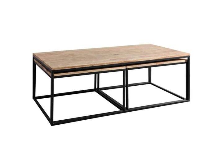Wolf Möbel Thunder Couchtisch-Set 3-tlg. Natur von Wolf-Möbel