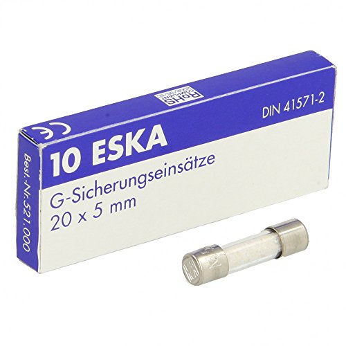 Feinsicherung 5 A mittelträge, 10 Stück Wolf, 8902433 von Wolf