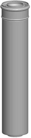 Wolf 2651467 – Rohr concentrico Durchmesser 80/125 1000 mm von Wolf