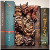 Handbemaltes Book Nook - Imps | Art.-Nr. Bk-mm-I-R Handbemaltes Book Nook - Imps | Art.-Nr. Bk-mm-I-R von WolfArtworksDE