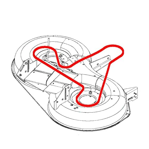 Wolfbelt Keilriemen 532439726 Messerantrieb passend für McCulloch M115-97TC M125-97TC/RB/HRB M130-97RB M145-97TC/HRB M165-97TC Classic von Wolfbelt