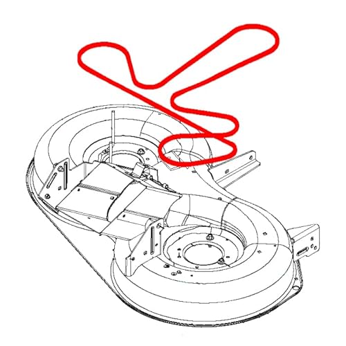 Wolfbelt Keilriemen 592869301 Messerantrieb passend für Husqvarna TC 342, TC 342T (ab 2018) von Wolfbelt