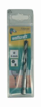 Wolfcraft Holzspiralbohrer CV Sechskant-Schaft 7262000 Ø 4 mm von Wolfcraft GmbH