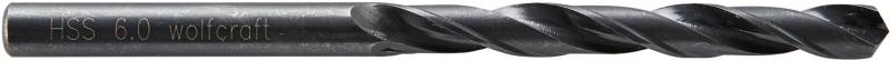 Wolfcraft Metallbohrer HSS rollgewalzt 7506010 Ø 6,0 mm Rundschaft Wolfcraft Metallbohrer HSS rollgewalzt 7506010 Ø 6,0 mm Rundschaft von Wolfcraft GmbH