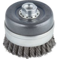 I Stahldraht-Topfbürste gezopft i 2150000 i ø 90 mm, für Metall, Blech i Topfdrahtbürste IDrahtbürste - Wolfcraft von Wolfcraft