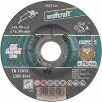 WOLFCRAFT 1621099 Trennscheibe für Stein ø 115 x 2,5 x 22,23 mm. von Wolfcraft