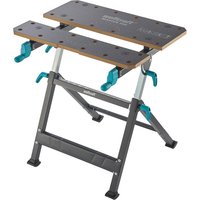 WOLFCRAFT Spann- & Arbeitstisch »MASTER 650 ERGO«, BxHxT: 65 x 95 x 72 cm - silberfarben | schwarz | grau von Wolfcraft