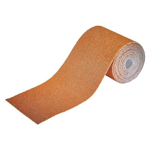 wolfcraft Schleifpapierrolle für Holz/Metall 5 m x 115 mm I 1770000 I Zum Schleifen von Holz- und Metalloberflächen K40 von wolfcraft