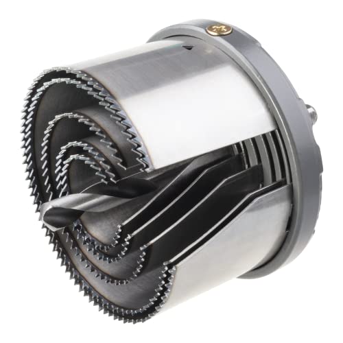 wolfcraft Mehrkranzlochsäge „Professional“, Ø 28-74 mm I 2220000 I Säge mit 5 Schnellwechsel-Einsätzen, Ø 28-74 mm, Schnitttiefe 40 mm wolfcraft Mehrkranzlochsäge „Professional“, Ø 28-74 mm I 2220000 I Säge mit 5 Schnellwechsel-Einsätzen, Ø 28-74 mm, Schnitttiefe 40 mm von wolfcraft
