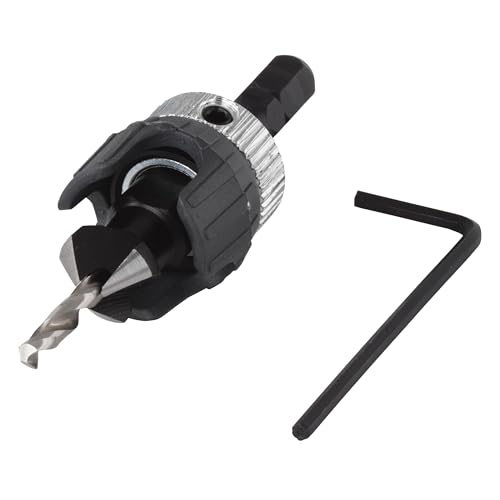 wolfcraft Vorbohrer mit Senker und Tiefenstopp I 2544000 I Vorbohren und Senken in einem Schritt I für Senkkopfschrauben mit einem Ø von 3,2– 12 mm wolfcraft Vorbohrer mit Senker und Tiefenstopp I 2544000 I Vorbohren und Senken in einem Schritt I für Senkkopfschrauben mit einem Ø von 3,2– 12 mm von wolfcraft