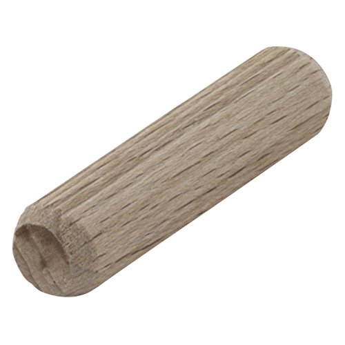 wolfcraft Langholzdübel Buche,120 Stück I 2909000 I Zum Herstellen von Holzverbindungen I Für Brettstärken von 19-30 mm von wolfcraft