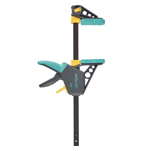 wolfcraft EHZ 100-300 Einhandzwinge PRO 3031000 - Kraftvolle Zwinge zum professionellen Spannen von Werkstücken mit nur einer Hand - Spannkraft: 120 kg - Spannweite: 300 mm wolfcraft EHZ 100-300 Einhandzwinge PRO 3031000 - Kraftvolle Zwinge zum professionellen Spannen von Werkstücken mit nur einer Hand - Spannkraft: 120 kg - Spannweite: 300 mm von wolfcraft
